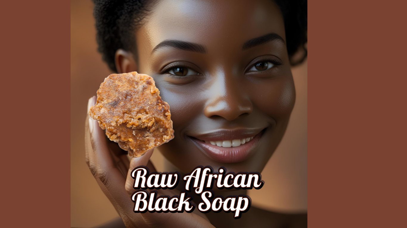 Raw African Black Soap